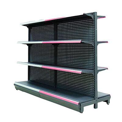 RD8A BLACK DOUBLE RACK 350*900*1550MM STEEL