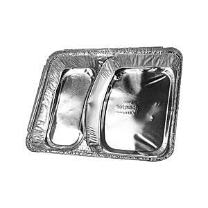 Aluminium Foil Box 2 compartments 8582 1pcs