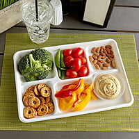 Bagasse Tray 5 compartments