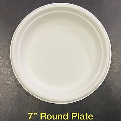 Bagasse Plate 7"