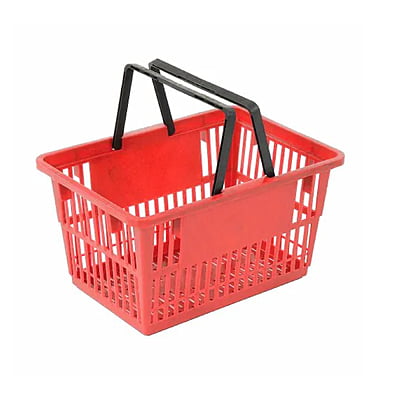 Shopping Basket Medium RED