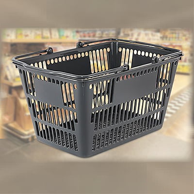 SHOPPING BASKET PLASTIC  480x330x280MM