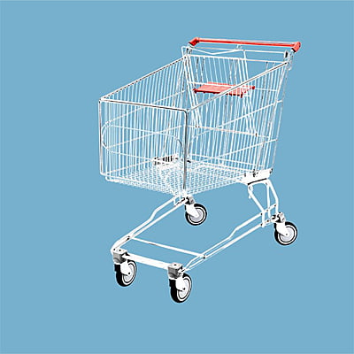 SHOPPING TROLLEY 100L 96X86X51X98CM